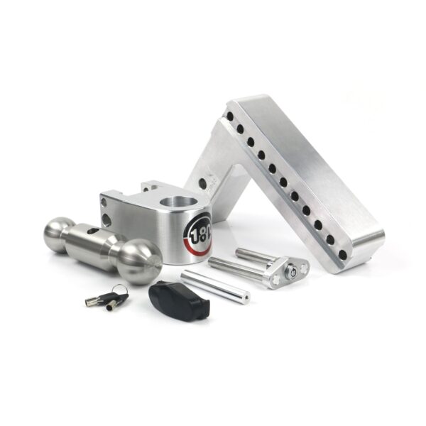 180 Hitch Stainless Steel Ball 8" Drop Hitch with 2.5" Shank