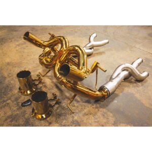 Lamborghini Aventador SVJ Valved RACE Exhaust System - Free Flow Race Front Pipes