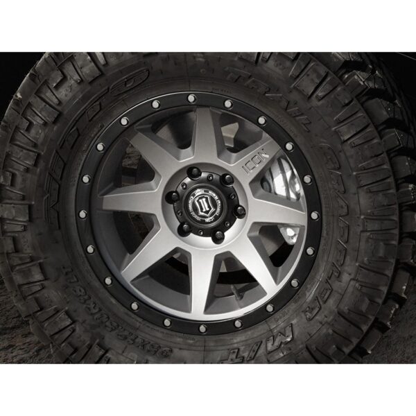 ICON ALLOYS LUG NUT KIT BLACK - 12 X 1.5 / 24 COUNT W/ KEY