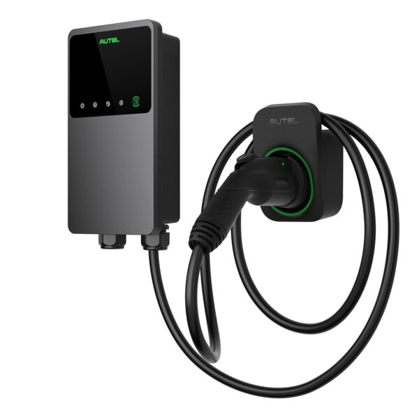 MaxiCharger Home 50A AC Wallbox EV Chrgr w/ Side Holster-Hardwire