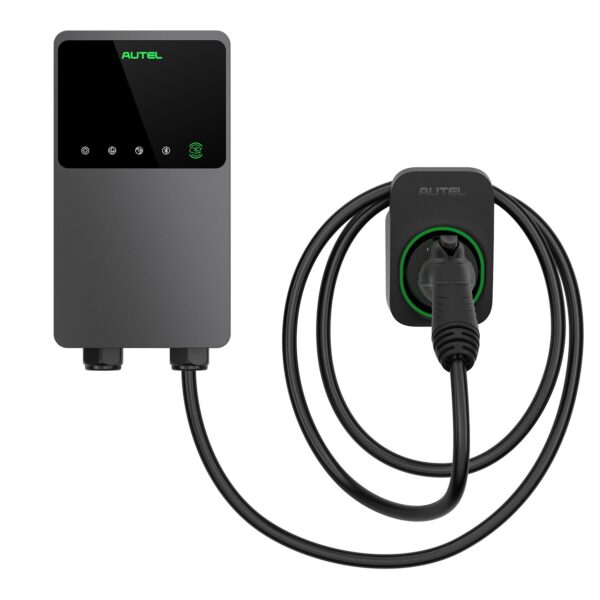 MaxiCharger Home 50A AC Wallbox EV Chrgr w/ Side Holster-Hardwire