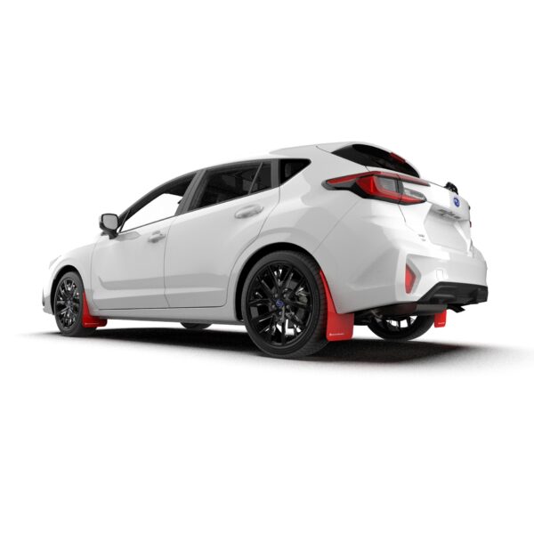 Rally Armor MF105-UR-BLK-RD - 2024 Subaru Impreza - Black Mud Flap/Red Logo