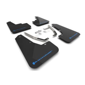 Rally Armor MF106-UR-BLK-NB - 2024-25 Subaru Crosstrek - Black Mud Flap/Blue Logo
