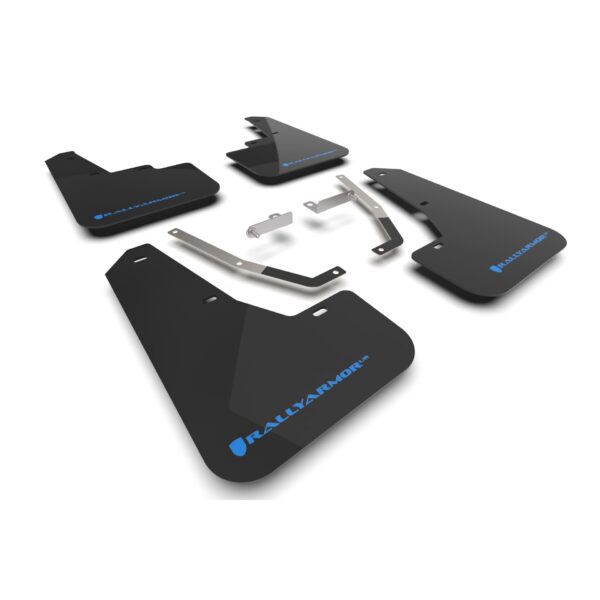 Rally Armor MF106-UR-BLK-NB - 2024-25 Subaru Crosstrek - Black Mud Flap/Blue Logo