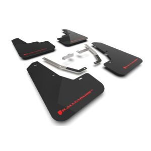 Rally Armor MF106-UR-BLK-RD - 2024-25 Subaru Crosstrek  - Black Mud Flap/Red Logo