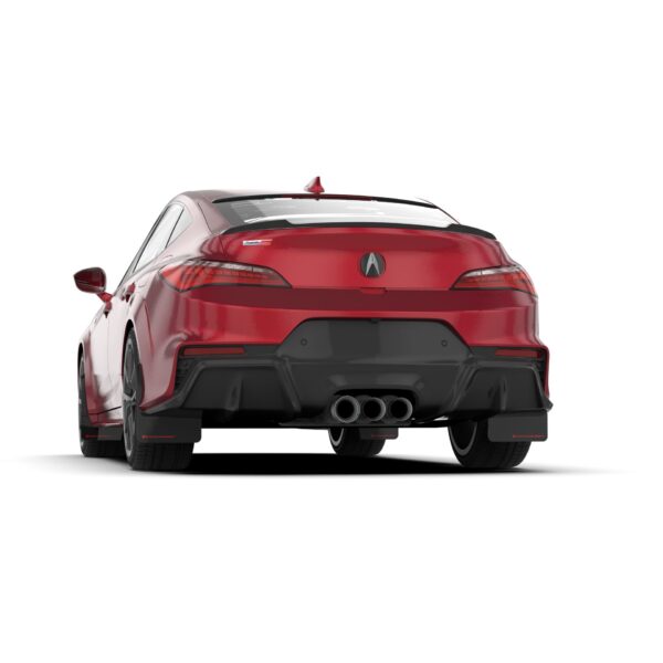 Rally Armor MF109-UR-BLK-DGRY - 2023-25 Acura Integra A-Spec - Black Mud Flap/Dark Grey Logo