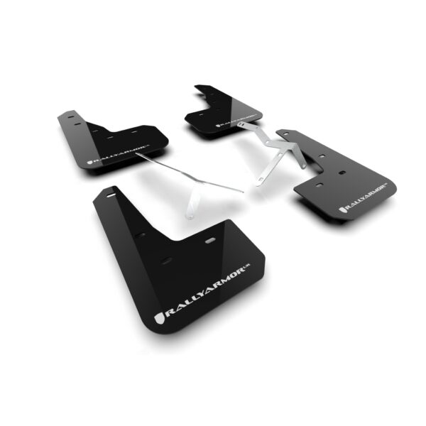 Rally Armor MF109-UR-BLK-WH - 2023-25 Acura Integra A-Spec - Black Mud Flap/White Logo