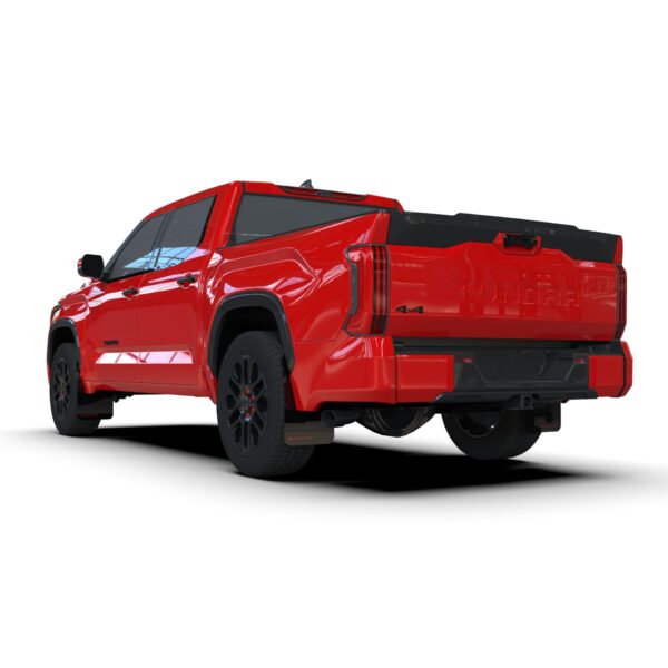 Rally Armor MF110-UR-BLK-WH - 2022-25 Toyota Tundra  - Black Mud Flap/White Logo