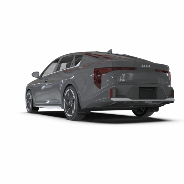 Rally Armor MF111-UR-BLK-RD - 2025 Kia K4  - Black Mud Flap/Red Logo