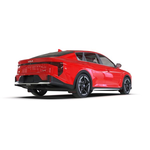 Rally Armor MF111-UR-BLK-DGRY - 2025 Kia K4  - Black Mud Flap/Dark Grey Logo