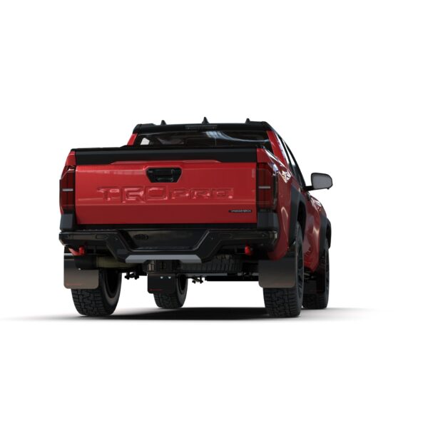 Rally Armor MF114-UR-BLK-WH - 2024-25 Toyota Tacoma - Black Mud Flap/White Logo