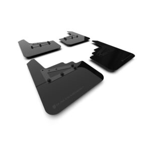 Rally Armor MF115-UR-BLK-MBK - 2021-25 Ford F-150 - Black Mud Flap/Metallic Black Logo