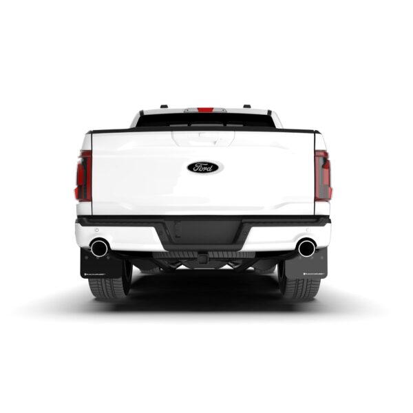 Rally Armor MF115-UR-BLK-WH - 2021-25 Ford F-150 - Black Mud Flap/White Logo