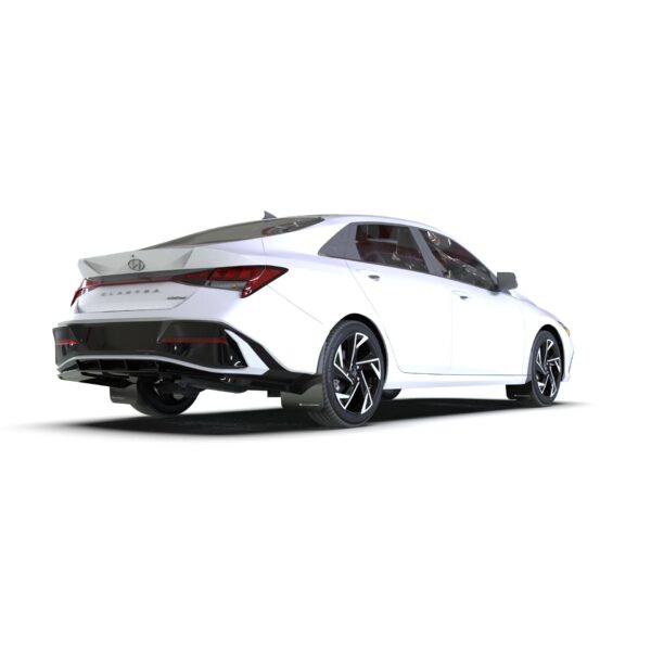 Rally Armor MF119-UR-BLK-RD - 2024-25 Hyundai Elantra - Black Mud Flap/Red Logo