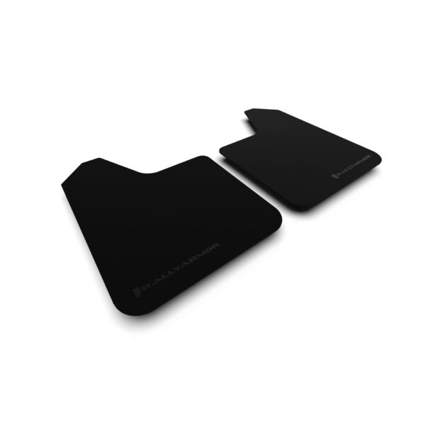 Rally Armor MF12-BAS-BLK-LRT - Universal - Black Mud Flap/Black Logo