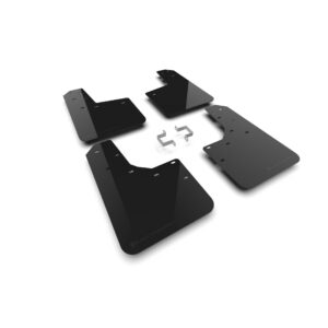 Rally Armor MF123-UR-BLK-MBK - 2023-25 Ford Ranger Raptor  - Black Mud Flap/Metallic Black Logo