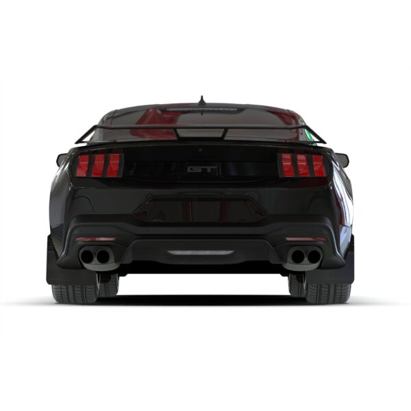Rally Armor MF126-UR-BLK-MBK - 2024-25 Ford Mustang - Black Mud Flap/Metallic Black Logo