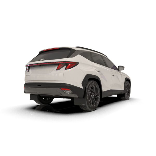 Rally Armor MF135-UR-BLK-DGRY - 2025 Hyundai Tucson Hybrid, N-Line - Black Mud Flap/Dark Grey Logo