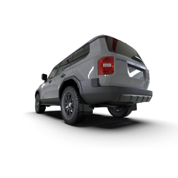 Rally Armor MF138-UR-BLK-LBL - 2022-25 Toyota Land Cruiser - Black Mud Flap/Light Blue Logo