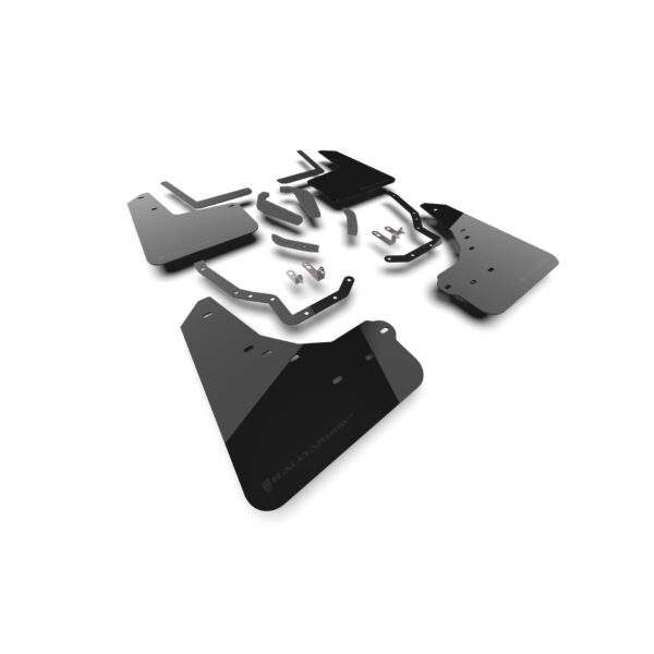 Rally Armor MF148-UR-BLK-MBK - 2025 Toyota 4Runner - Black Mud Flap/Metallic Black Logo