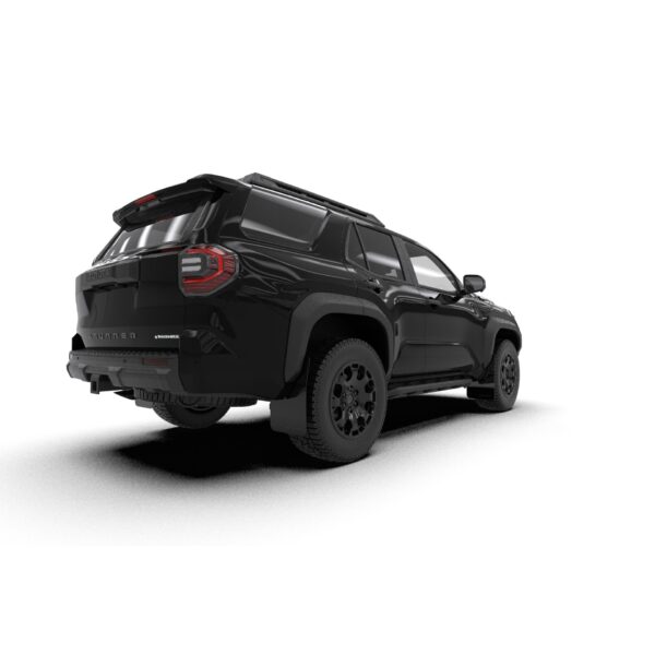 Rally Armor MF148-UR-BLK-MBK - 2025 Toyota 4Runner - Black Mud Flap/Metallic Black Logo