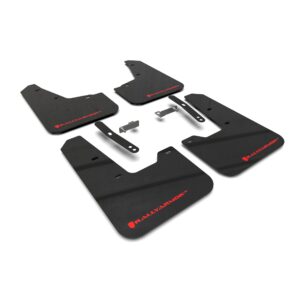 Rally Armor MF21-UR-BLK-RD - 2023-25 KIA Niro - Black Mud Flap/Red Logo