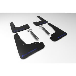 Rally Armor MF69-UR-BLK-BL 2021-2023 Hyundai Elantra - Black Mud Flap/Blue Logo