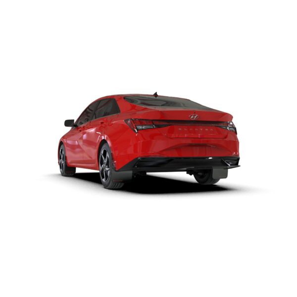 Rally Armor MF69-UR-BLK-GRY 2021-2023 Hyundai Elantra - Black Mud Flap/Grey Logo