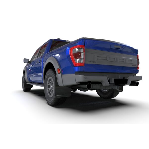 Rally Armor MF73-UR-BLK-RD - 2021-25 Ford Raptor - Black Mud Flap/Red Logo