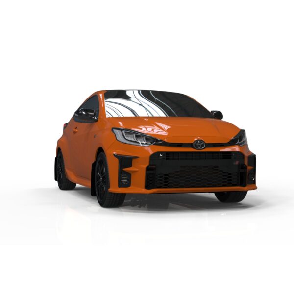 Rally Armor MF74-UR-RD/BLK - 2020-25 Toyota GR Yaris Hatch - Red Mud Flap/Black Logo