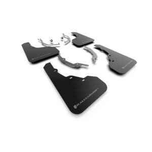 Rally Armor MF78-UR-BLK-GRY - 2022-25 Hyundai Santa Cruz & XRT - Black Mud Flap/Grey Logo