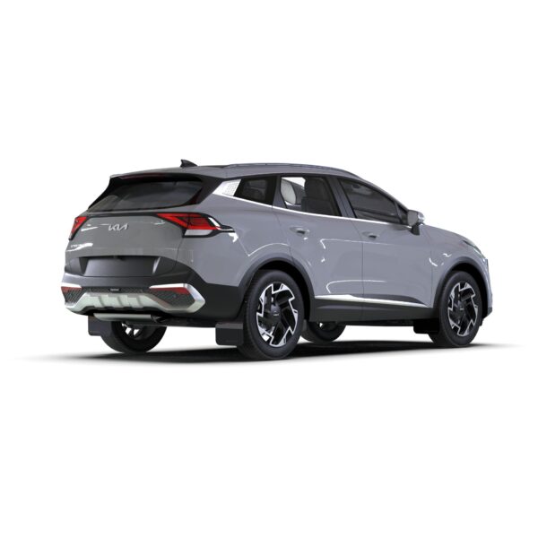 Rally Armor MF81-UR-BLK-RD - 2023-25 Kia Sportage - Black Mud Flap/Red Logo