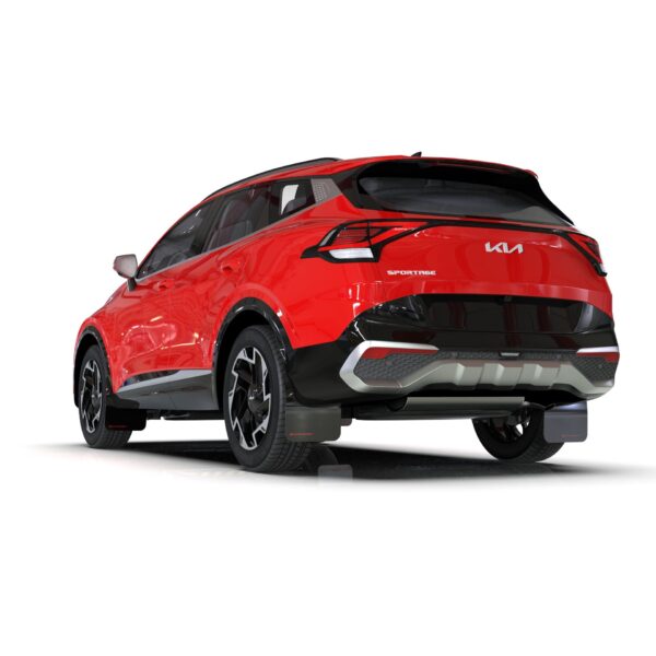 Rally Armor MF81-UR-BLK-DGRY - 2023-25 Kia Sportage - Black Mud Flap/Dark Grey Logo