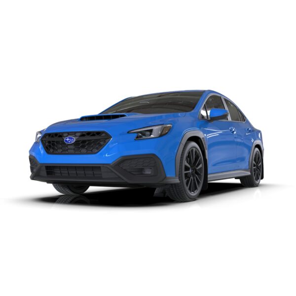 Rally Armor MF92-UR-BLK/BL - 2022-25 Subaru WRX - Black Mud Flap/Blue Logo