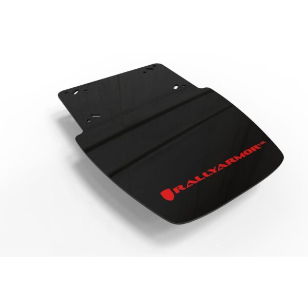 Rally Armor MF95-UR-BLK/RD - 2019-25 Can-Am Ryker - Black Mud Flap/Red Logo