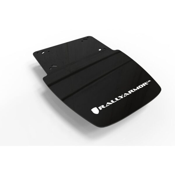 Rally Armor MF95-UR-BLK/NB - 2019-25 Can-Am Ryker - Black Mud Flap/Blue Logo
