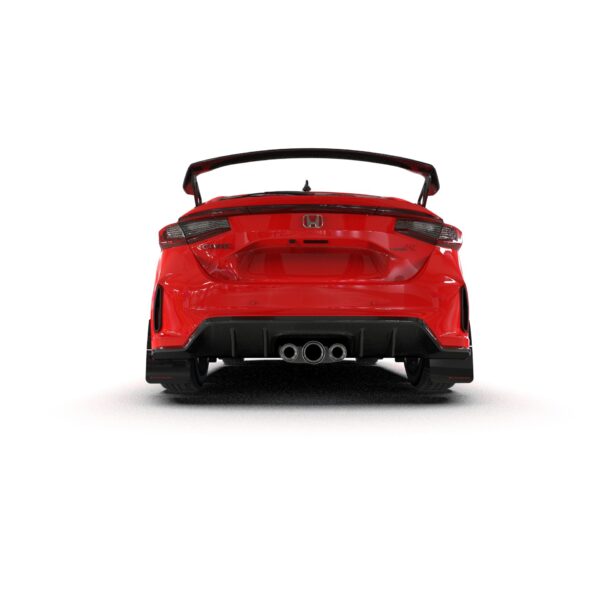 Rally Armor MF97-UR-BLK-WH - 2023-25 Honda Civic Type R - Black Mud Flap/White Logo