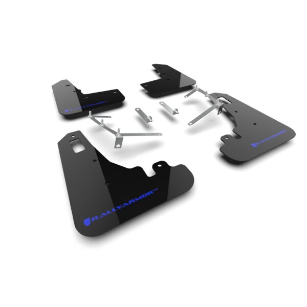 Rally Armor MF99-UR-BLK-BL - 2022-25 Subaru BRZ, Toyota GR86  - Black Mud Flap/Blue Logo