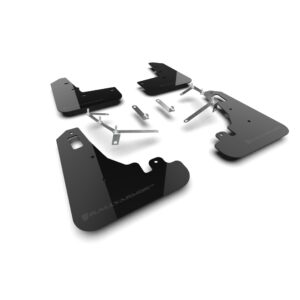 Rally Armor MF99-UR-BLK-DGRY - 2022-25 Subaru BRZ, Toyota GR86  - Black Mud Flap/Dark Grey Logo