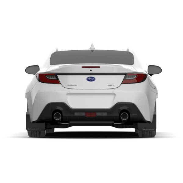 Rally Armor MF99-UR-BLK-RD - 2022-25 Subaru BRZ, Toyota GR86  - Black Mud Flap/Red Logo