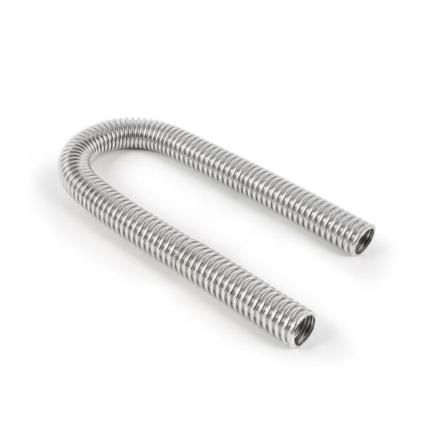 Universal Flexible Stainless Steel Radiator Hose Kit, 36", Chrome