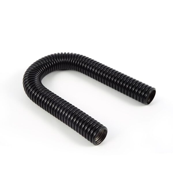 Universal Flexible Stainless Steel Radiator Hose Kit, 24", Black