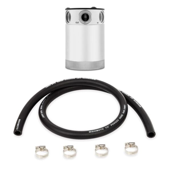 Mishimoto Compact Baffled Oil Catch Can, 3-Port