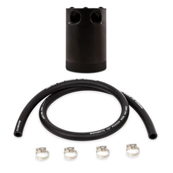Mishimoto Compact Baffled Oil Catch Can, 2-Port