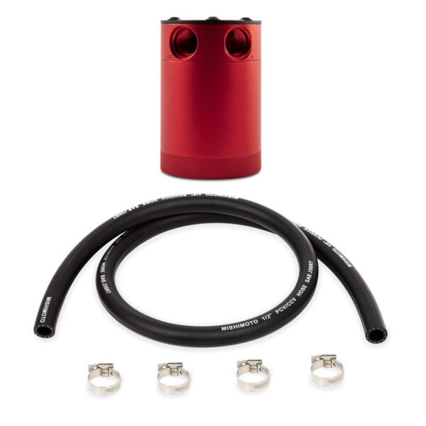 Mishimoto Compact Baffled Oil Catch Can, 2-Port