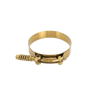 Mishimoto Stainless Steel Constant Tension T-Bolt Clamp, 3.75-in, Gold