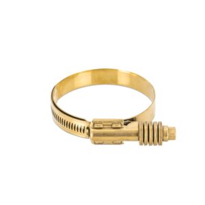 Mishimoto Constant Tension Worm Gear Clamp, 2.24in - 3.11in (57mm - 79mm), Gold