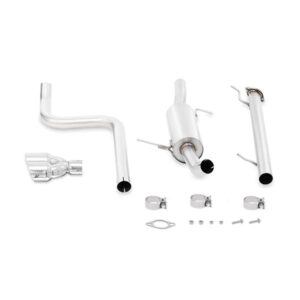 Ford Fiesta ST Cat-Back Exhaust, 2014-2019 Polished Tips