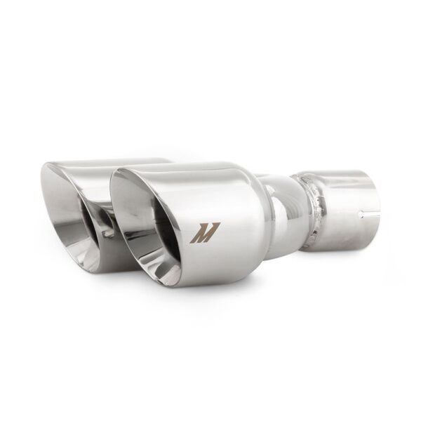 Mishimoto Dual Offset Exhaust Tips, 2.5" Inlet, 3" Outlet