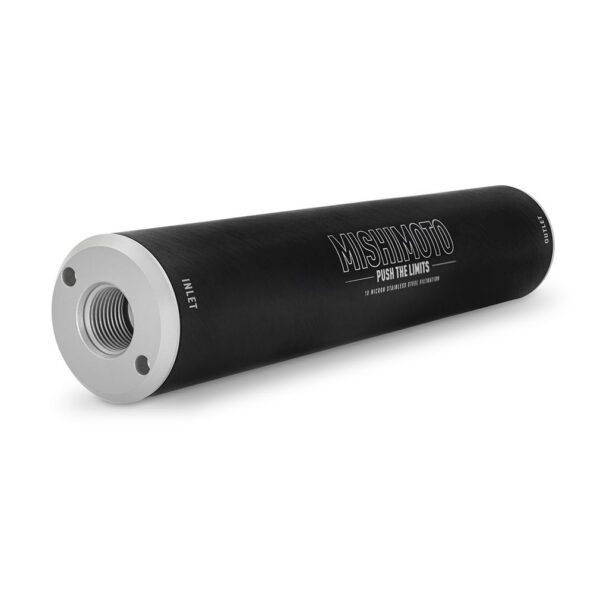 Mishimoto High-Flow-10AN Fuel Filter, 10-Micron Stainless-Steel Insert